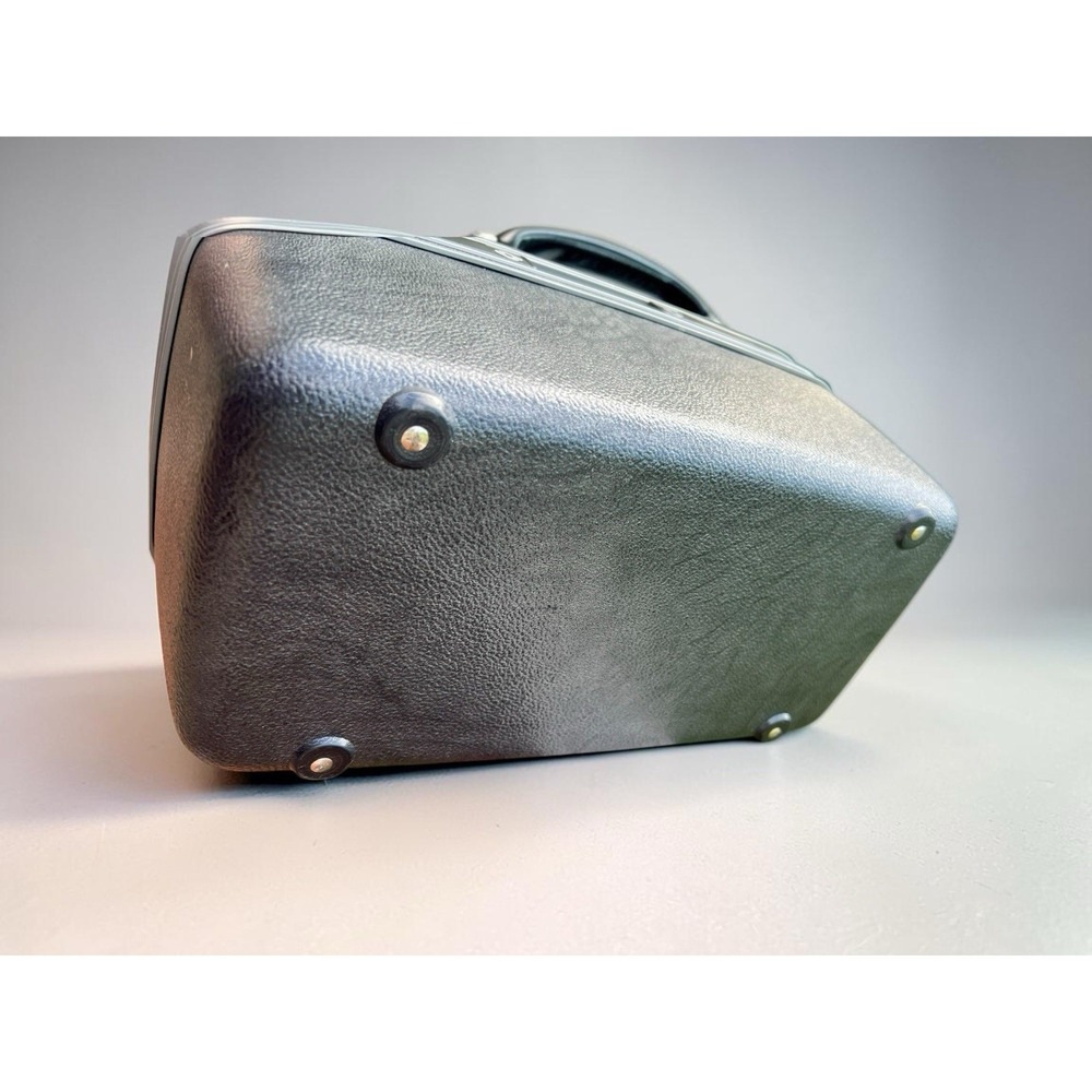 Vintage Samsonite Series 3600 Charcoal Gray Vanity Train Case w Mirror & Keys - Picture 7 of 15